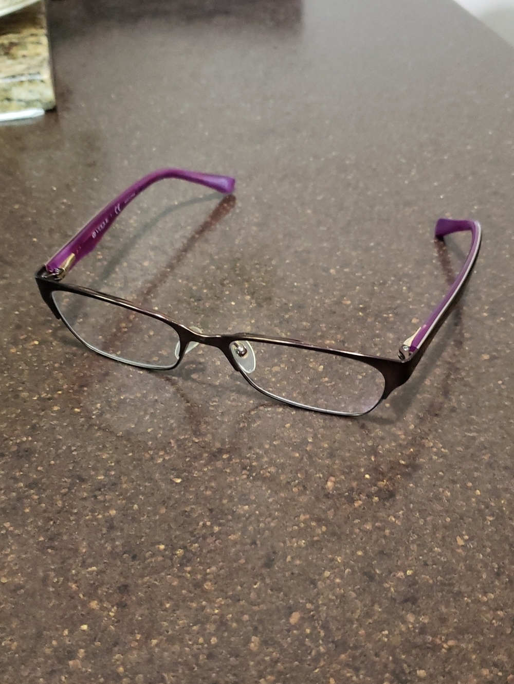 Vogue 3918 934 Brushed Brown Purple Eyeglass Frames 52 17 135